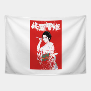 Lady Snowblood Movie Art Tapestry