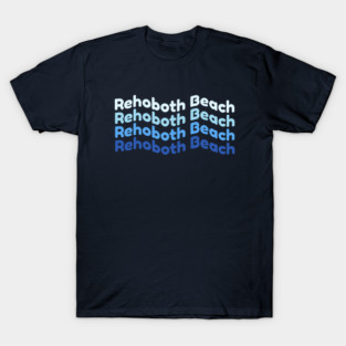 Rehoboth Beach Wave Design T-Shirt