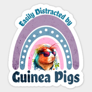 Easily Distracted by Guinea Pigs Magnet