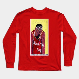 Hakeem Olajuwon Long Sleeve T-Shirt