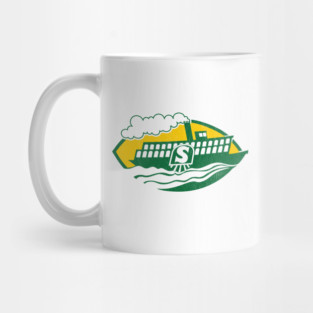 Defunct - Shreveport Steamer Football Mug