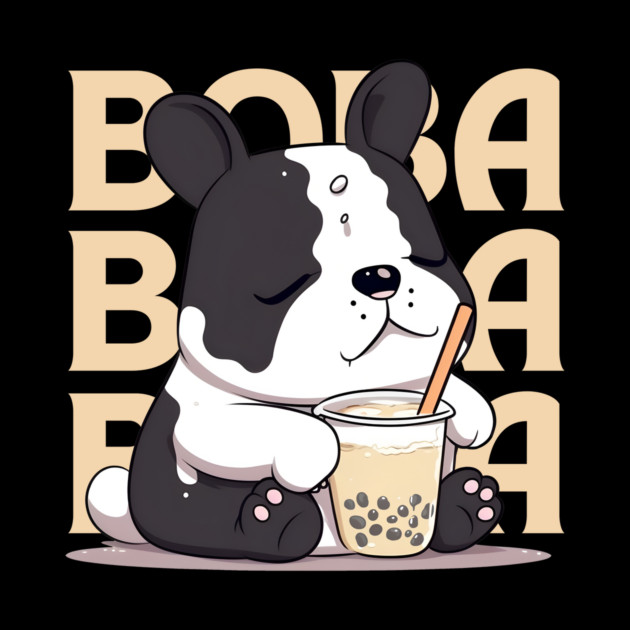 Boba Bubble Tea Dog by The WYLD Tribe