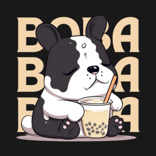Boba Bubble Tea Dog T-Shirt