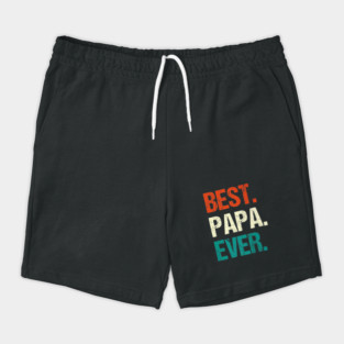 Vintage Best Papa Ever Father Day Shorts