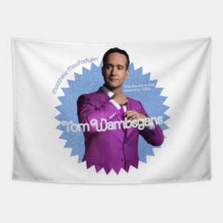 Tom Wambsgans Succession Barbie Greta Gerwig Tapestry