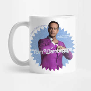 Tom Wambsgans Succession Barbie Greta Gerwig Mug