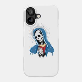 The Virgin Mary prays Phone Case