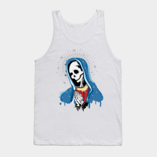 The Virgin Mary prays Tank Top