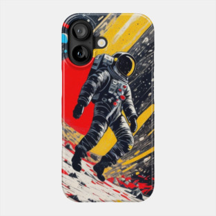 Abstract Astronaut Outer Space Art Phone Case