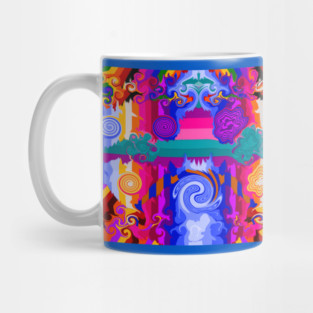 Swirling Abstract Art by Orchid 10 Mug