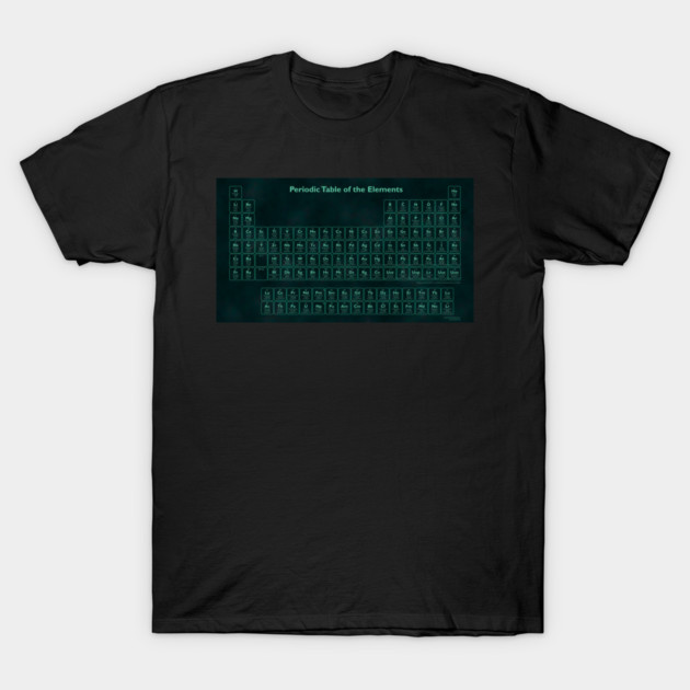 Glow Effect Periodic Table T-Shirt by sciencenotes