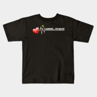 Coronary Artery Bypass Open Heart Surgery Servivor Kids T-Shirt