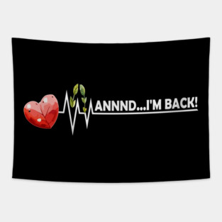 Coronary Artery Bypass Open Heart Surgery Servivor Tapestry