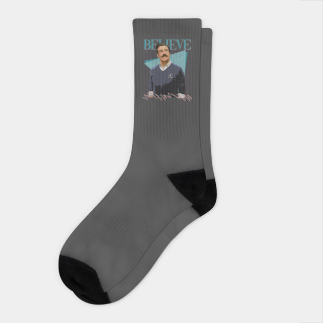 Believe Retro Socks by Tv Moments