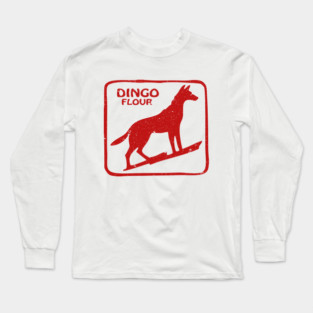 Dingo Flour - Funny Vintage Long Sleeve T-Shirt