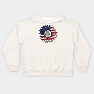 My First 4th Sunflower Kids Hoodie