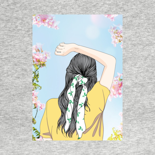 Bandana Girl Arm On Head by The WYLD Tribe