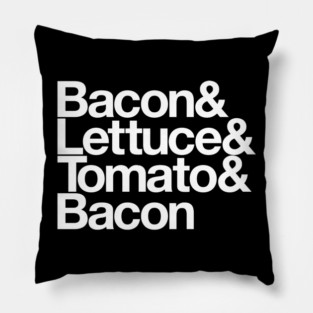 Bacon & Lettuce & Tomato & Bacon Pillow