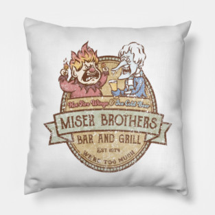 miser brothers Pillow