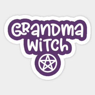 Grandma Witch Cheeky Witch Sticker