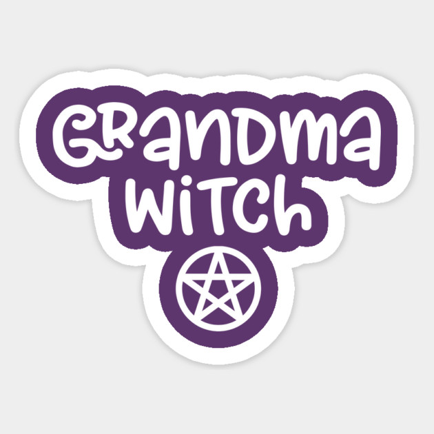Grandma Witch Cheeky Witch Sticker by Cheeky Witch