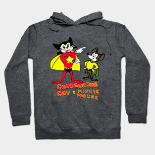 Courageous Cat and Minute Mouse Hoodie