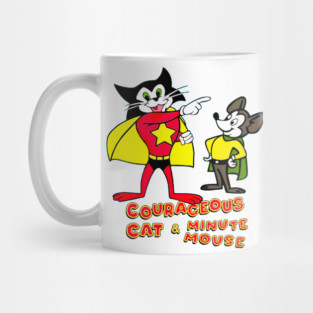 Courageous Cat and Minute Mouse Mug