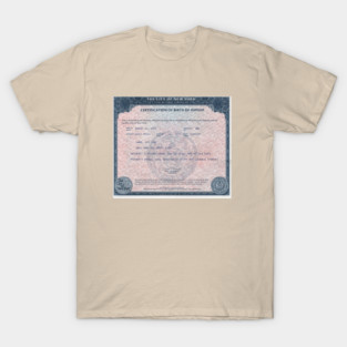 Birth Certificate of Hip Hop T-Shirt