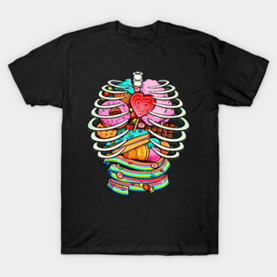 Unicorn Anatomy Sweet Inside T-Shirt