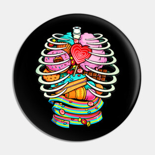 Unicorn Anatomy Sweet Inside Pin