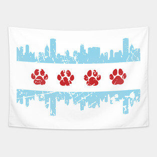 ChiPAWgo Flag - Distressed Tapestry