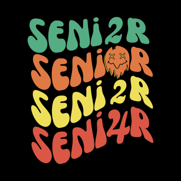 Retro Groovy Senior 2024 by The WYLD Tribe