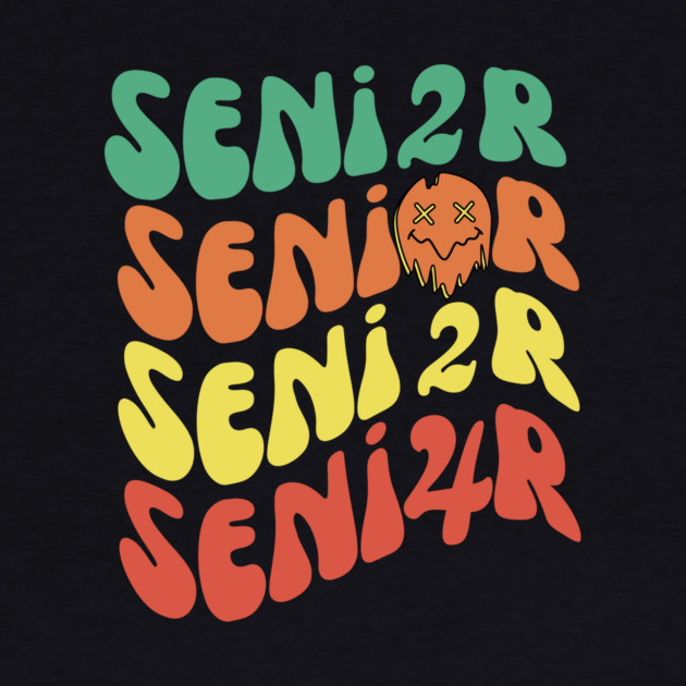 Retro Groovy Senior 2024 by The WYLD Tribe