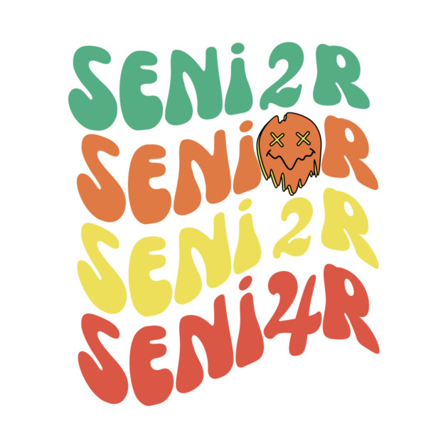Retro Groovy Senior 2024 by The WYLD Tribe