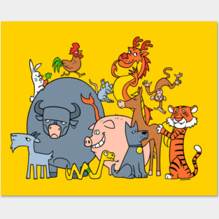 Chinese Zodiac Posters and Art
