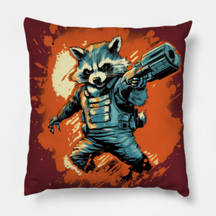 Rocket Raccoon Pillow