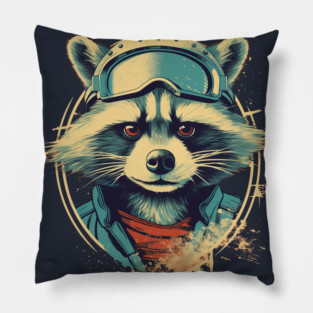 Rocket Raccoon Pillow