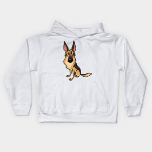 German Shepherd Kids Hoodie