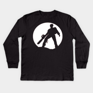 Ash Evil Dead Kids Long Sleeve T-Shirt