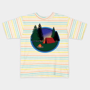 Camping Kids T-Shirt