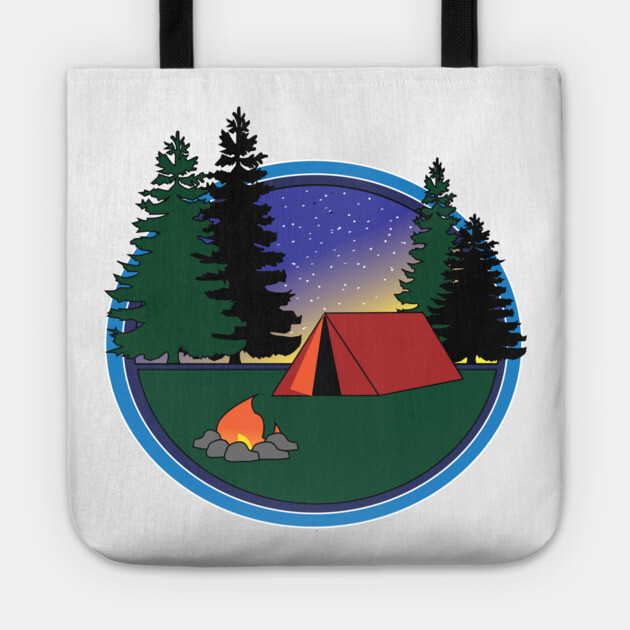 Camping Tote by DickinsonDesign
