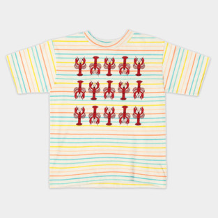 Red Lobsters Kids T-Shirt