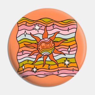 Leo Planet Pin