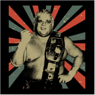 Dusty Rhodes || Vintage Art Design || Exclusive Art Posters and Art