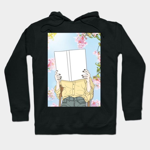 Girl Reading Hoodie by The WYLD Tribe