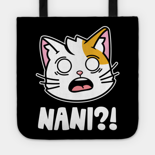Nani Japanese Anime Manga Cat Tote by The WYLD Tribe
