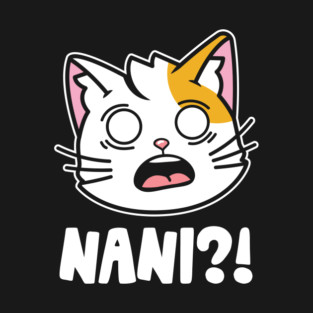 Nani Japanese Anime Manga Cat T-Shirt