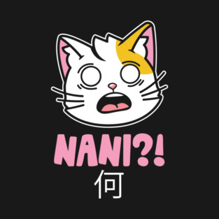 Nani What Japanese Cat T-Shirt