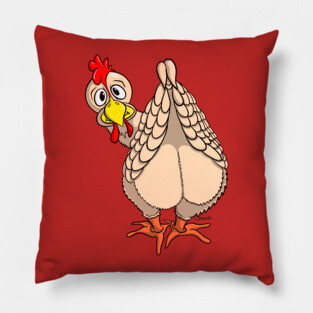 Funny Chicken Shirt ScottyGaaDo's CHICKEN BUTT Pillow
