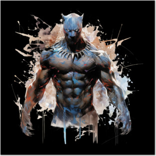 BLACK PANTHER VANISHING Posters and Art
